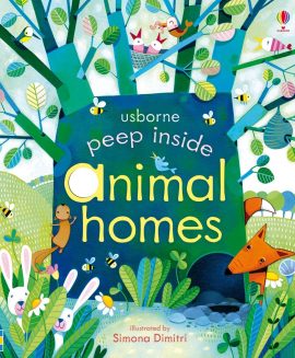 Usborne Peep Inside Animal Homes – Sách Tiếng Anh Cho Bé 3+