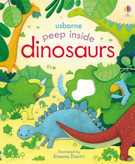 Usborne Peep Inside Dinosaurs – Sách Tiếng Anh Cho Bé 3+