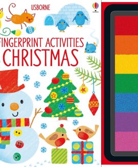 Usborne Fingerprint Activities Christmas – Sách Tô Màu Cho Bé 5+