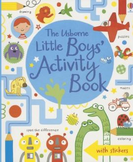 The Usborne Little Boys’ Activity Book – Sách Tiếng Anh Cho Bé 4+