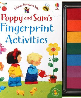 Usborne Poppy and Sam’s Fingerprint Activities – Sách Tô Màu Cho Bé 3+