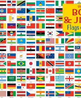 Usborne Book and Jigsaw Flags of the World – Sách Tương Tác Cho Bé 6+