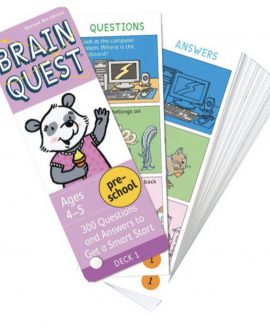 Bộ thẻ Brain Quest 3-4 tuổi ( Hàng Nhập khẩu) - Thẻ học tiếng anh cho trẻ mầm non