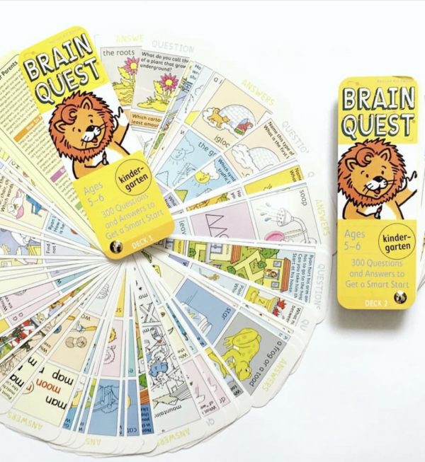 Bộ thẻ Brain Quest Cards 5-6 tuổi (Hàng Nhập khẩu) - Thẻ Học Tiếng Anh cho trẻ mầm non