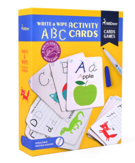 Thẻ Viết Xóa Mideer Write & Wipe Activity Cards – ABC Cho Bé 4+