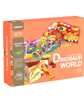 Đồ Chơi Xếp Hình Mideer Dinosaur World Cho Bé 5+