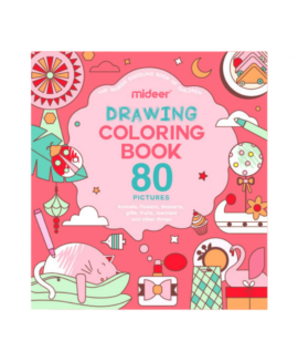 Sách Tô Màu Mideer Drawing Coloring Book Girl Cho Bé 3+