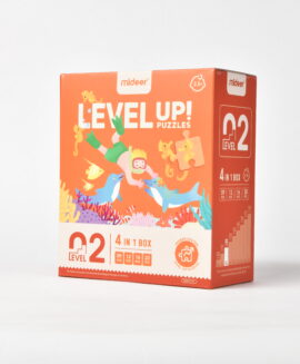 Bộ xếp hình cho bé Mideer Level Up Puzzles  – Level 2 Chủ Đề Cuộc Sống, Đồ chơi giáo dục trẻ em từ 1,2,3,4,5,6,7 tuổi