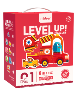 Bộ xếp hình cho bé Mideer Level Up Puzzles – Level 1, Đồ chơi giáo dục trẻ em từ 1,2,3,4,5,6,7 tuổi