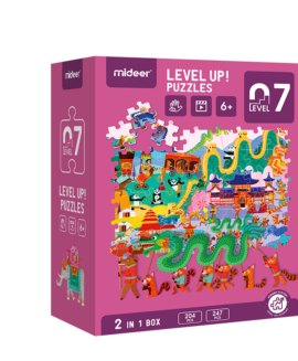 Bộ xếp hình cho bé Mideer Level Up Puzzles – Level 7 Chủ Đề Du Lịch Thế Giới, Đồ chơi giáo dục trẻ em từ 1,2,3,4,5,6,7 tuổi