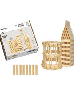 Đồ chơi xếp hình gỗ Mideer Archimedes City Blocks cho bé 3+