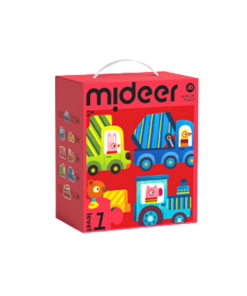 Bộ xếp hình cho bé Mideer Level Up Puzzles - Level 1 Giao Thông, Đồ chơi giáo dục trẻ em từ 1,2,3,4,5,6,7 tuổi