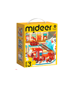 Bộ xếp hình cho bé Mideer Level Up Puzzles - Level 3 Chủ Đề Xe Cứu Hộ, Đồ chơi giáo dục trẻ em từ 1,2,3,4,5,6,7 tuổi