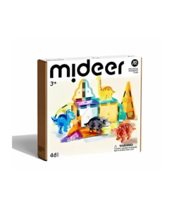 [48pcs] Bộ Xếp Hình Nam Châm Ánh Sáng Mideer Colorful Magnetic Tiles 48 chi tiết cho bé 3+