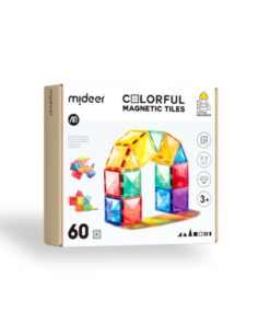 [60pcs] Bộ Xếp Hình Nam Châm Ánh Sáng Colorful Magnetic Tiles 60 chi tiết