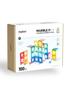 Đồ Chơi Xếp Hình Thiết Kế Đường Bóng Mideer Colorful Magnetic Tiles–Marble Run 3+
