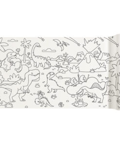 Cuộn Tranh Tô Khổng Lồ Chủ Đề Thế Giới Khủng Long Mideer Adhesive Colouring Scroll 3+