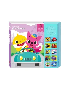 Sách Âm Nhạc - Baby Shark PInkfong, Đồ Chơi Âm Thanh Cho bé 1,2,3,4,5 tuổi - Car Song