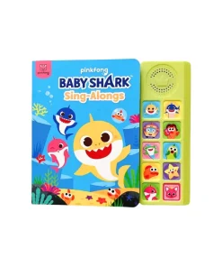 Sách Âm Nhạc - Baby Shark PInkfong, Đồ Chơi Âm Thanh Cho bé 1,2,3,4,5 tuổi - Baby Shark