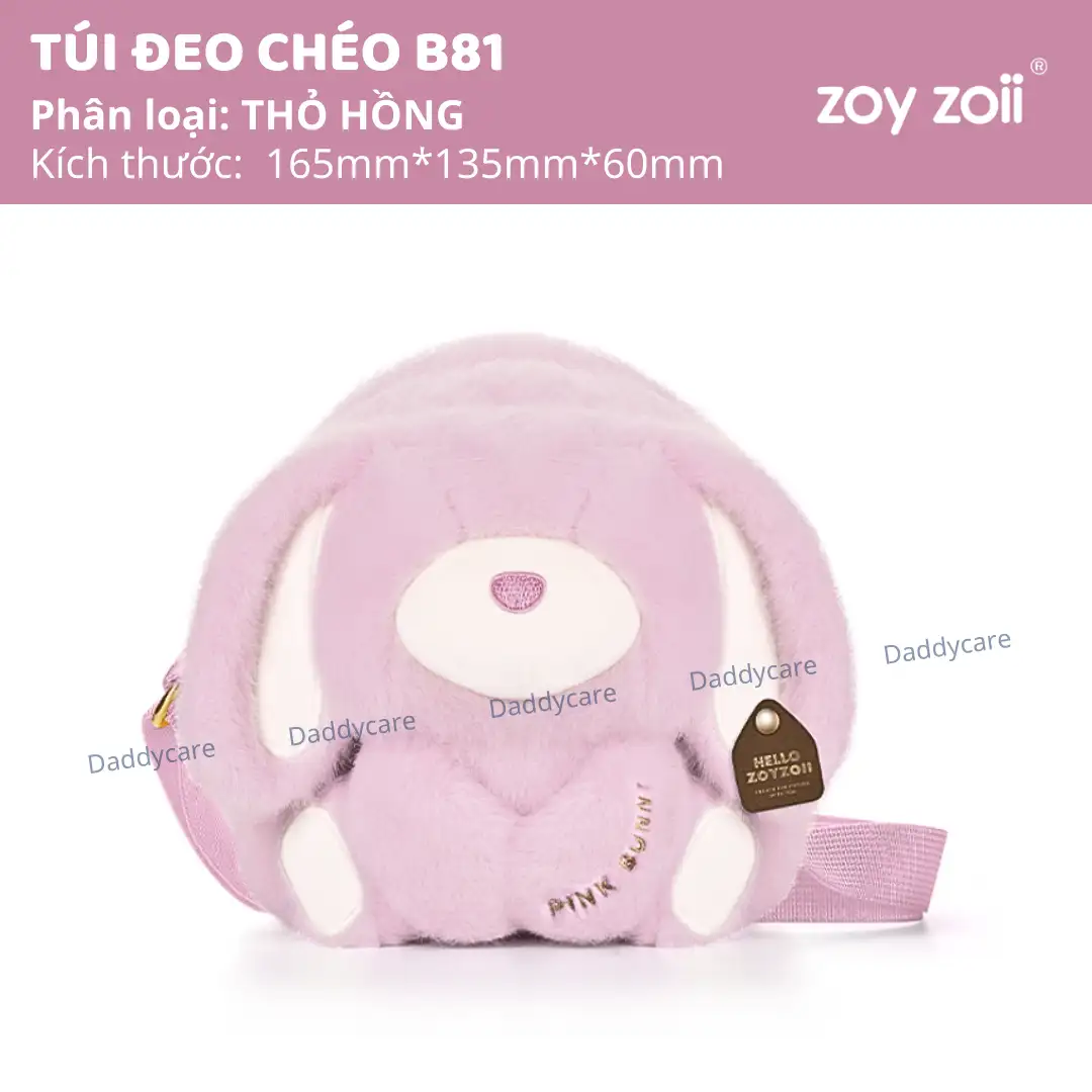 Túi đeo chéo cho bé gái bé trai ZoyZoii Kids Crossbody Bag, túi xách cho bé gái B81 – Voi Xanh