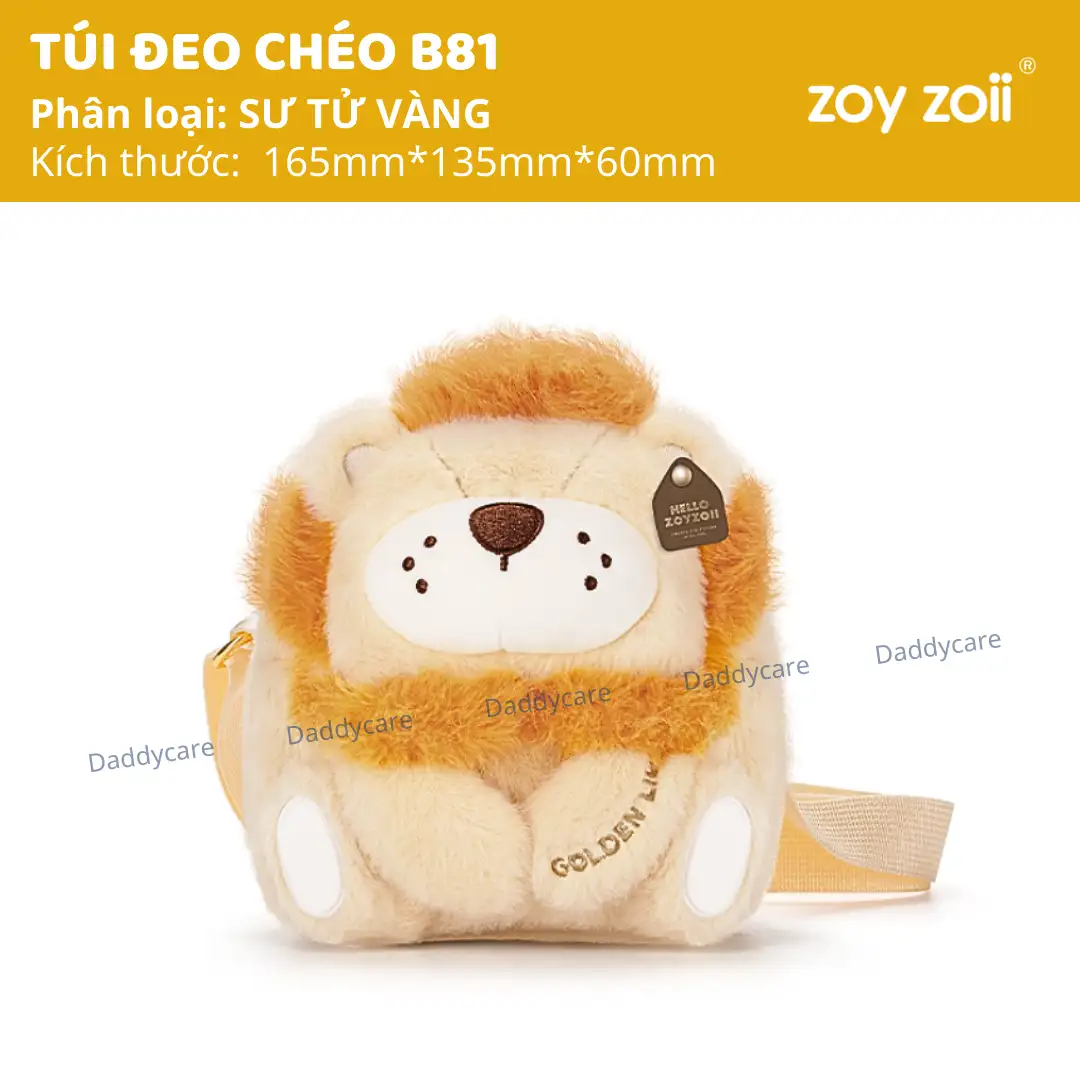 Túi đeo chéo cho bé gái bé trai ZoyZoii Kids Crossbody Bag, túi xách cho bé gái B81 – Voi Xanh