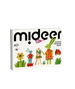Giấy vẽ A4 canson vẽ màu nước cứng cáp Mideer Doodle Drawing Book 3+
