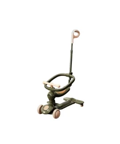 Xe trượt Scooter cho bé có tay đẩy ngồi Zoyzoii 5 in 1, xe trượt cho bé 1 2 3 4 5 tuổi Mã S5 - màu Xanh