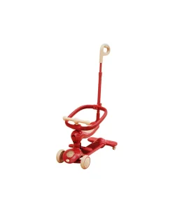 Xe trượt Scooter cho bé có tay đẩy ngồi Zoyzoii 5 in 1, xe trượt cho bé 1 2 3 4 5 tuổi Mã S5 - Màu Đỏ