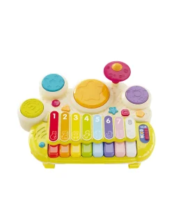 Đàn đồ chơi xylophone điện tử kèm trống cho bé Goodway Electronic Xylophone with game drum cho bé 1 2 3 4 5 Tuổi