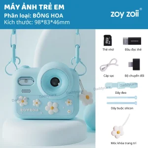 Máy chụp ảnh cho bé kèm thẻ nhớ Zoyzoii 3+( Bông hoa)