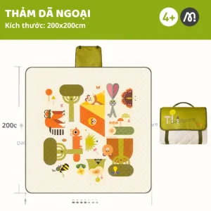 Lều cho bé gấp gọn kèm thảm dã ngoại chống thấm nước Mideer ( Thảm)