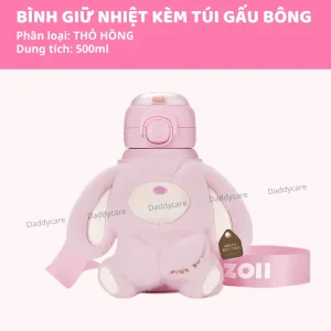 Bình nước giữ nhiệt ZoyZoii Animal Series Thermos 3+