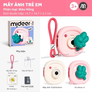 Máy chụp ảnh mini Mideer Say Cheese Kids Simulated Toy 3+