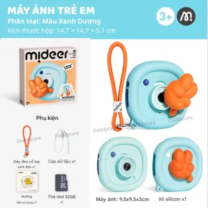 Máy chụp ảnh mini Mideer Say Cheese Kids Simulated Toy 3+