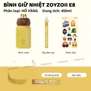 Bình nước giữ nhiệt Zoyzoii ( Hổ vằn)