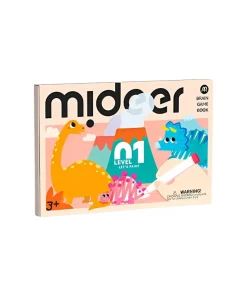 Tranh tô màu, vẽ sáng tạo 3 cấp độ Mideer Brain Gamebook 3+