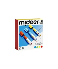 Bút Màu Dạ Nước 2 Đầu Mideer Round-tip Stamper Washable Markers 3+
