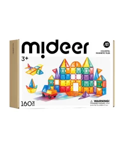 Nam châm ánh sáng 160 chi tiết Mideer Colorful Magnetic Tiles 3+