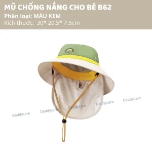Mũ chống nắng che vai gáy Zoyzoii Large Brim 3+