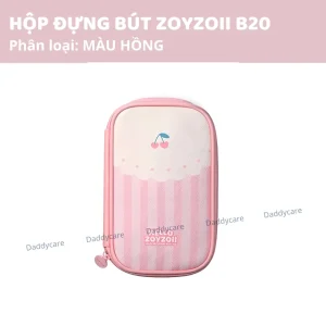 Hộp đựng bút cho bé Zoyzoii bằng vải ( cheery) 3+