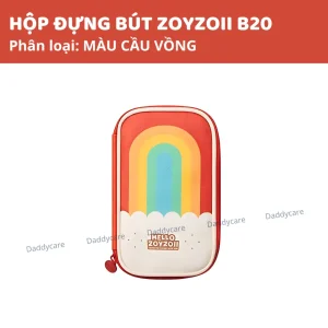 Hộp đựng bút cho bé Zoyzoii bằng vải ( cầu vồng) 3+