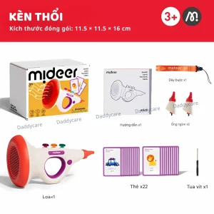Kèn thổi âm thanh cho bé Mideer Lung Training Horn 3+