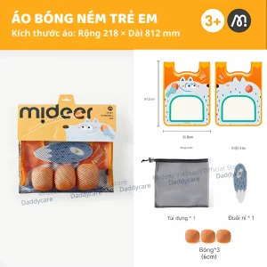 Đồ chơi ném bóng dính Mideer Crazy Dodgeball Kid 3+