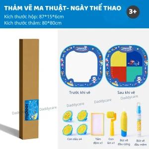 Thảm Vẽ Tranh Màu Nước Mideer Magic Water Doodle Mat 3+