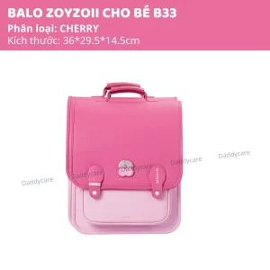 Balo chống gù cho bé trai bé gái Zoyzoii Vintage Series Backpack B33