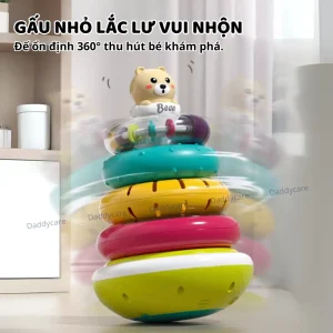 Đồ chơi tháp xếp chồng montessori Goodway 3m+