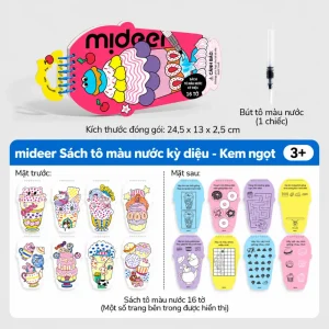 Sách Tô Màu Nước Mideer Magic Water Painting 3+